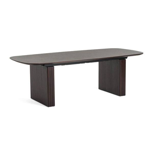 Modrest Calhoun Modern Smoked Oak Extendable Dining Table Model VGDWJ3572-2-BRN-DT