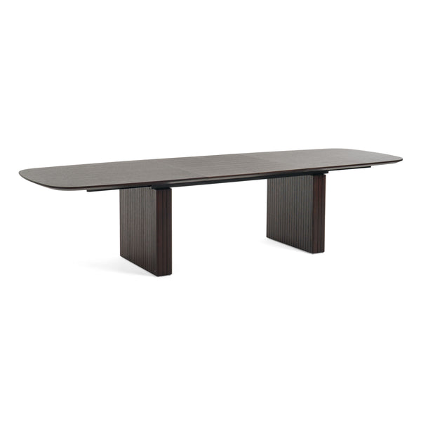 Modrest Calhoun Modern Smoked Oak Extendable Dining Table Model VGDWJ3572-2-BRN-DT