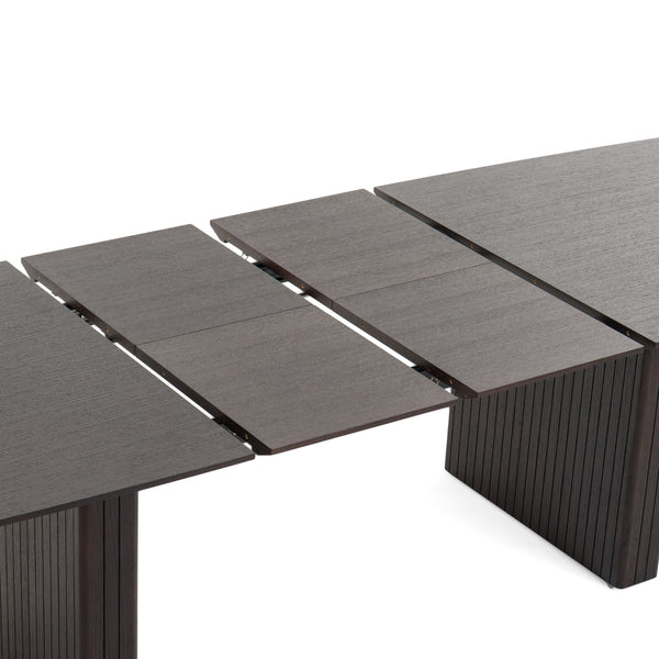 Modrest Calhoun Modern Smoked Oak Extendable Dining Table Model VGDWJ3572-2-BRN-DT