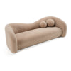 Calico Contemporary Tan Fabric 3-Seat Sofa