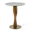 Modrest Calvary Mid Century Modern Ceramic & Walnut Bar Table Model VGCS-BT-22100-WAL