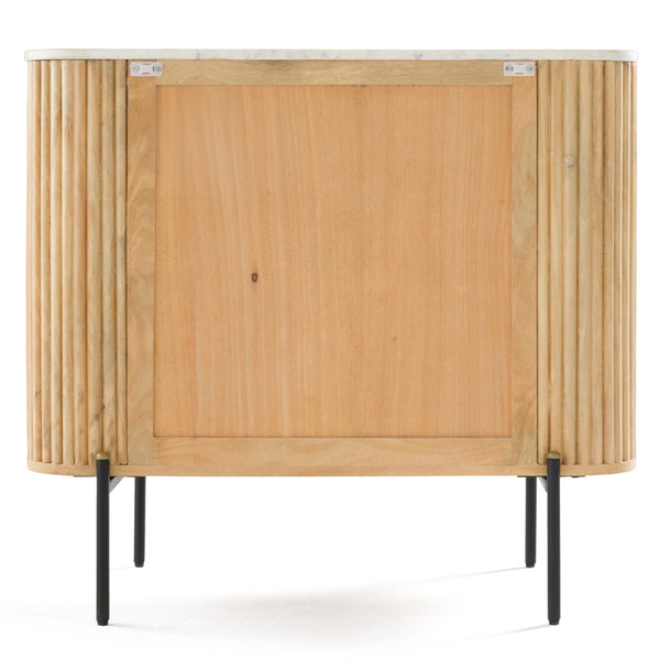 Cambridge White Marble & Mango 3 Drawer Dresser