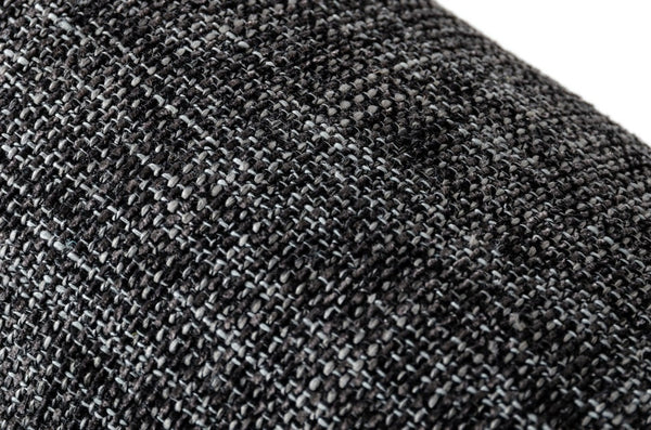 Candea Mid-Century Walnut and Grey Compact Loveseat