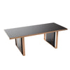 Cartier Modern Black & Rosegold Dining Table