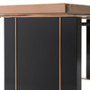 Cartier Modern Black & Rosegold Dining Table