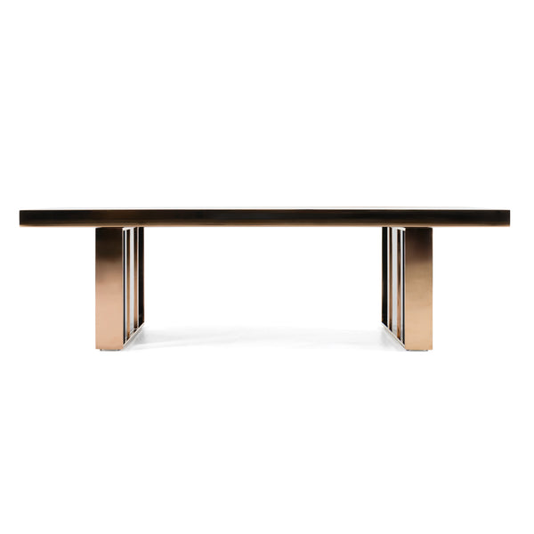 Nova Domus Cartier Modern Black & Rosegold Coffee Table Model VGVCCT-A002