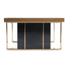 Nova Domus Cartier Modern Black & Rosegold Coffee Table Model VGVCCT-A002