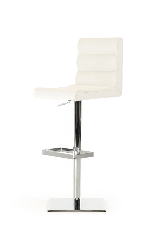 Modrest Kasey Modern White Bar Stool Model VGCBT-1066CN-WHT