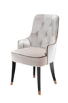 A&X Larissa Modern Cream Dining Chair Model VGUNCC016-WHT