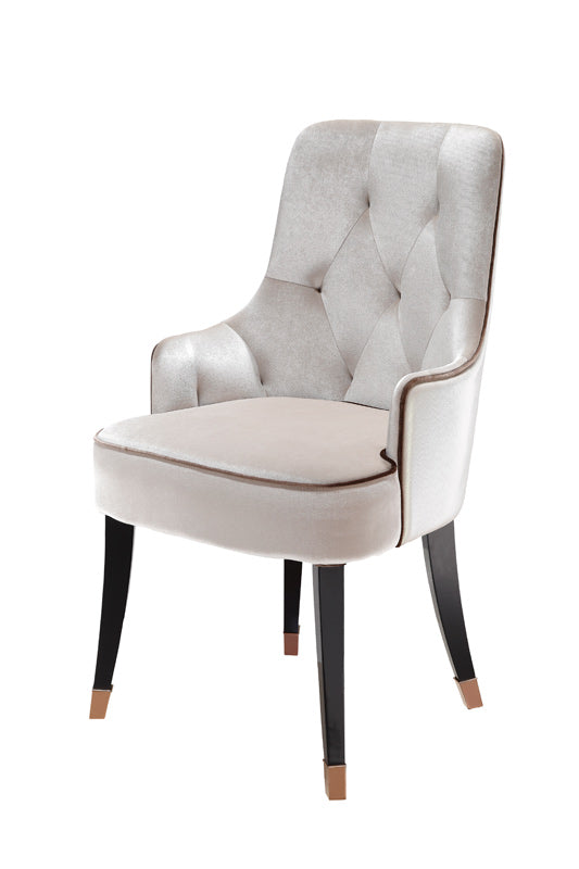 A&X Larissa Modern Cream Dining Chair Model VGUNCC016-WHT