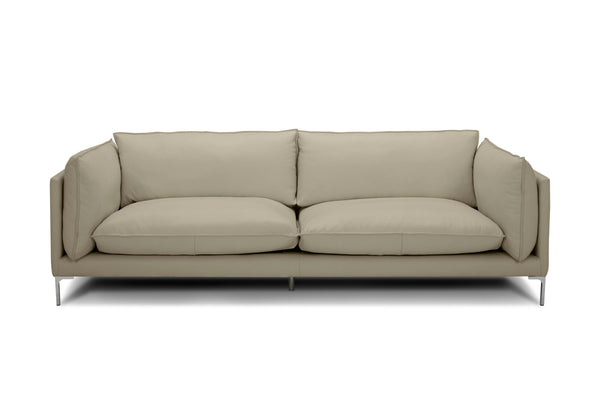 Divani Casa Harvest Modern Taupe Full Leather Sofa Model VGKKKF2627-TP-S
