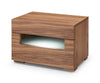 Ceres Contemporary LED Walnut Nightstand