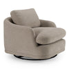 Divani Casa Chantry Modern Grey Sand Fabric Swivel Accent Chair Model VGKK-KF.8592-CHR-SAND