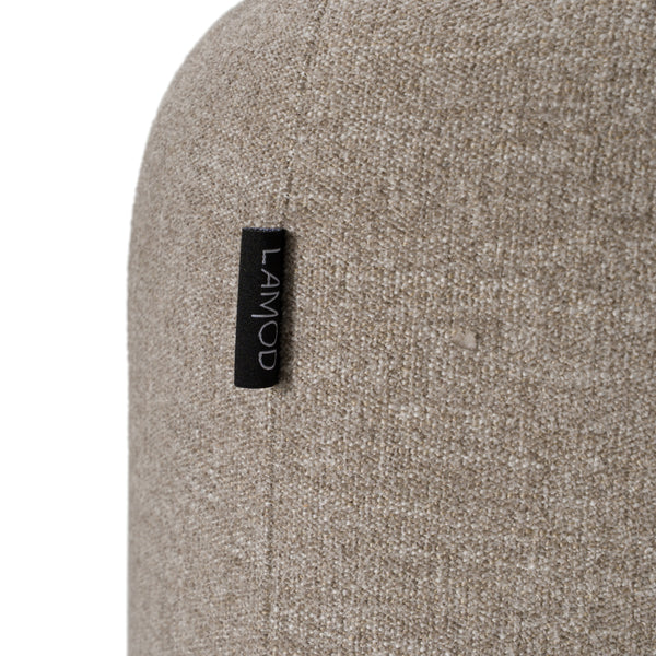 Divani Casa Chantry Modern Grey Sand Fabric Swivel Accent Chair Model VGKK-KF.8592-CHR-SAND