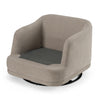 Divani Casa Chantry Modern Grey Sand Fabric Swivel Accent Chair Model VGKK-KF.8592-CHR-SAND