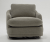 Divani Casa Chantry Modern Grey Sand Fabric Swivel Accent Chair Model VGKK-KF.8592-CHR-SAND