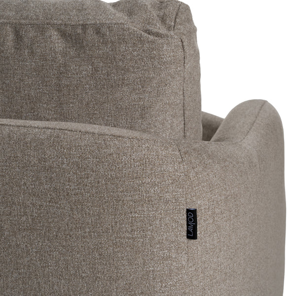 Divani Casa Chantry Modern Grey Sand Fabric Sectional Sofa Model VGKK-KF.8592-SECT-SAND