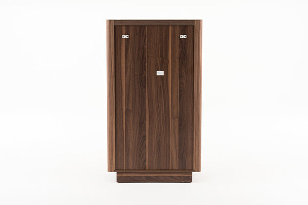 Modrest Chelton Contemporary Walnut And White Ceramic Chest Model VGHB-402W-CT