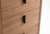 Modrest Chelton Contemporary Walnut And White Ceramic Chest Model VGHB-402W-CT