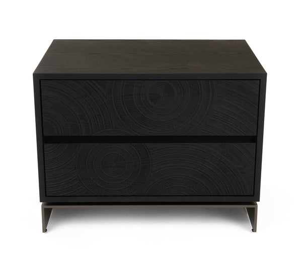 Lamod Cirque Modern Black Ash Nightstand Model VGVC-N2368