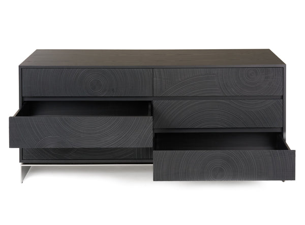 Cirque Modern Black Ash Dresser