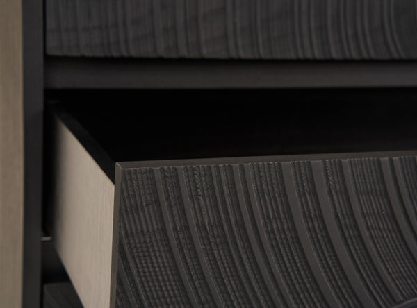 Cirque Modern Black Ash Dresser