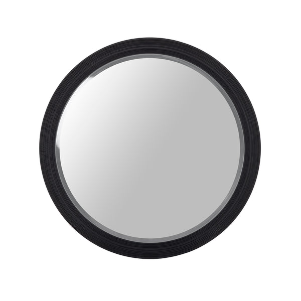 Lamod Cirque Modern Black Ash Round Mirror Model VGVC-J2368-M