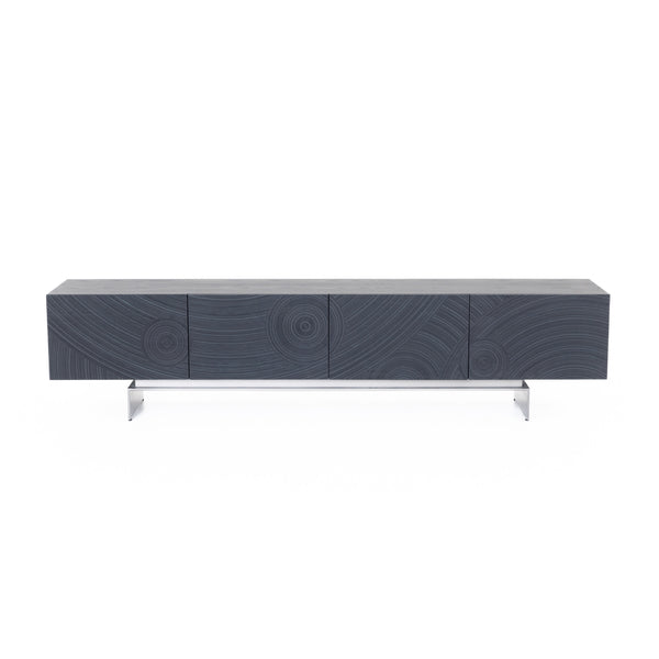 Lamod Cirque Modern Black Ash Tv Stand Model VGVC-TV2368-BLK