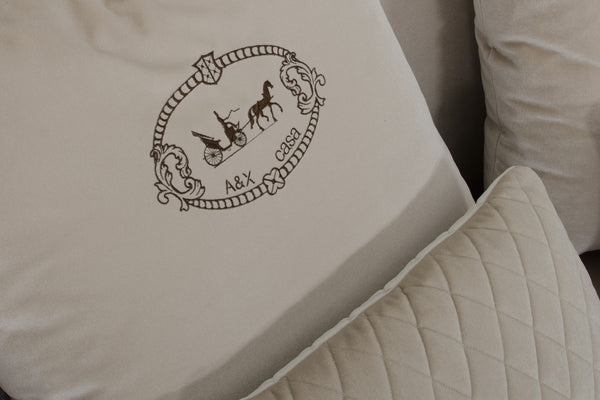 A&X Talin Modern Beige Fabric Sofa Set Model VGUNCK006