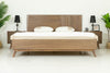 Modrest Claire Queen Contemporary Walnut Bed Model VGWDWIN-USQB-BED-Q