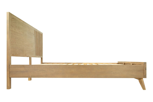 Modrest Claire Queen Contemporary Walnut Bed Model VGWDWIN-USQB-BED-Q