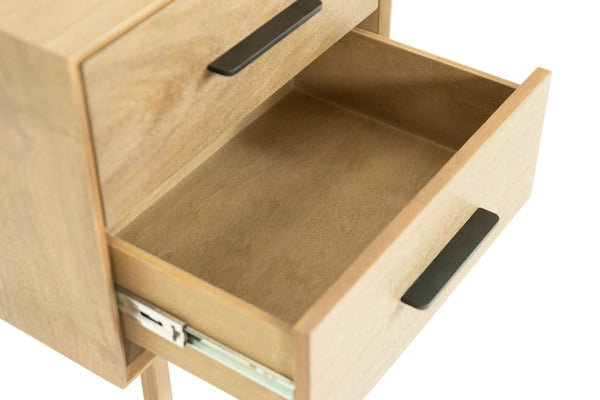 Modrest Claire Contemporary Walnut Nightstand Model VGWDWIN-NST02-NS