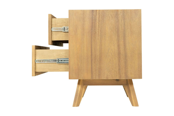 Modrest Claire Contemporary Walnut Nightstand Model VGWDWIN-NST02-NS
