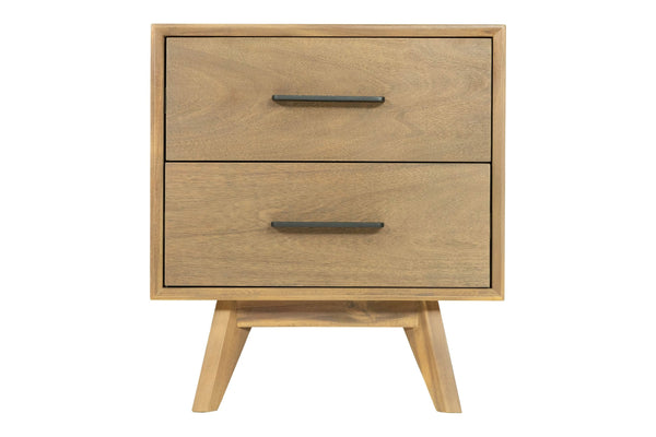 Modrest Claire Contemporary Walnut Nightstand Model VGWDWIN-NST02-NS