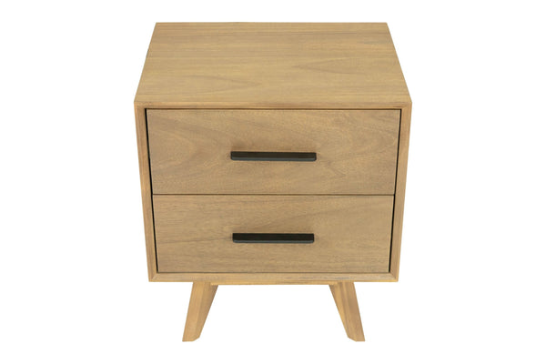 Modrest Claire Contemporary Walnut Nightstand Model VGWDWIN-NST02-NS