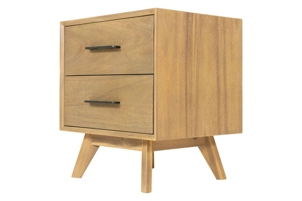 Modrest Claire Contemporary Walnut Nightstand Model VGWDWIN-NST02-NS