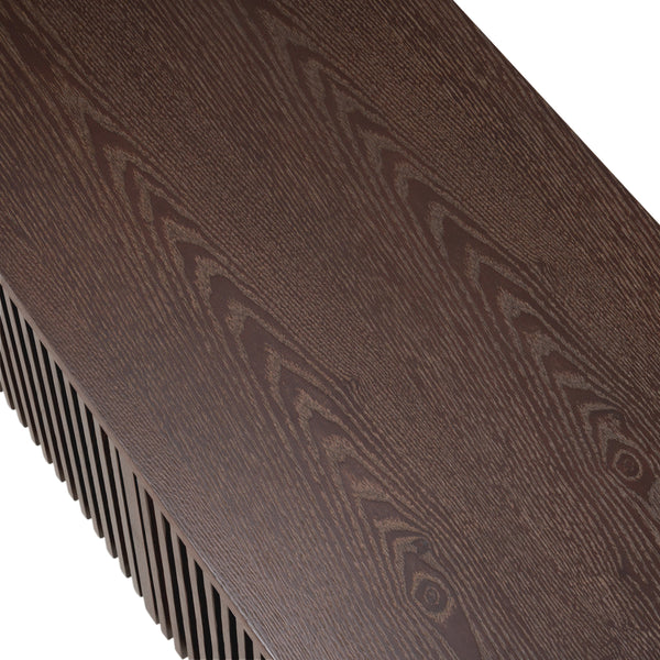 Clifton Modern Smoked Ash Tall TV Stand