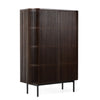 Clifton Modern Smoked Ash Tall Buffet