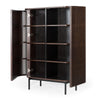 Clifton Modern Smoked Ash Tall Buffet