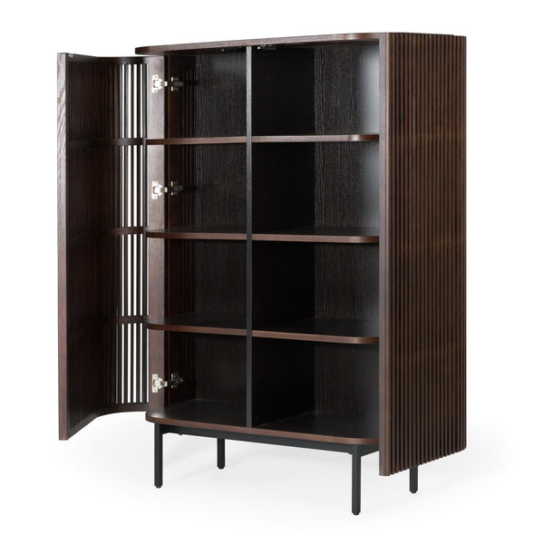 Clifton Modern Smoked Ash Tall Buffet