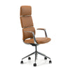 Clyne Modern Camel Vegan Leather Executive Office Chair