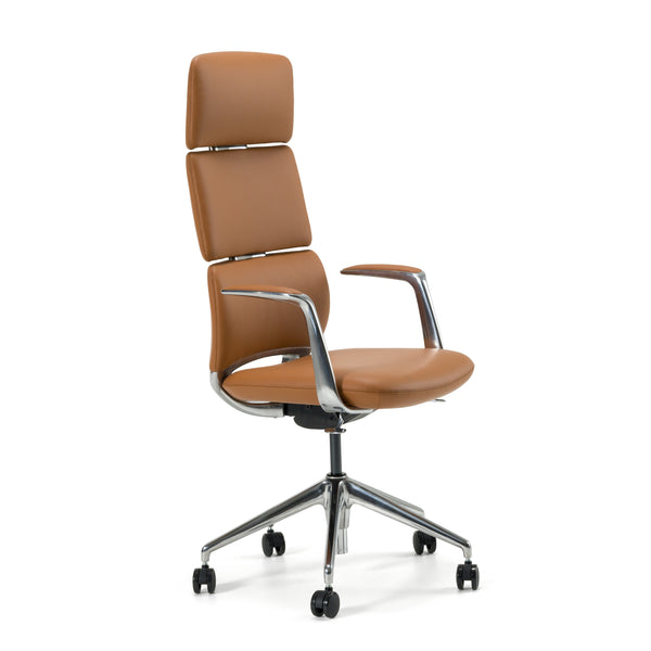 Modrest Clyne Modern Camel Vegan Leather Executive Office Chair Model VGFU-FK013-A11-CML
