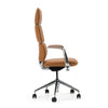 Clyne Modern Camel Vegan Leather Executive Office Chair