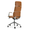 Clyne Modern Camel Vegan Leather Executive Office Chair