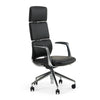 Clyne Modern Black Vegan Leather Executive Office Chair