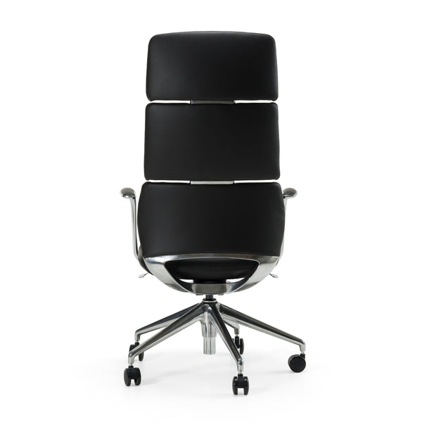 Modrest Clyne Modern Black Vegan Leather Executive Office Chair Model VGFU-FK013-A11-BLK