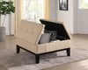 Furniture of America Fazio Beige Transitional Ottoman Model CM-AC365BG