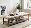 Furniture of America Tanya Beige Rustic Bench Model CM-BN5665BG