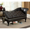 Furniture of America Lakeport Black Transitional Chaise Model CM-BN6893