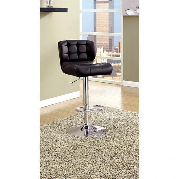 Furniture of America Kori Black Contemporary Bar Chair Model CM-BR6152BK